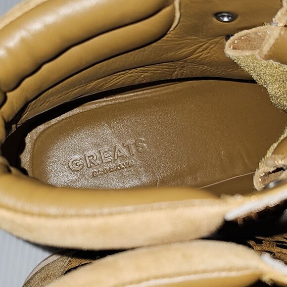 NEW Greats Lorimer Ankle Boot Womens 10 Leopard Print Calf Hair Hiking Utility - Picture 10 of 13